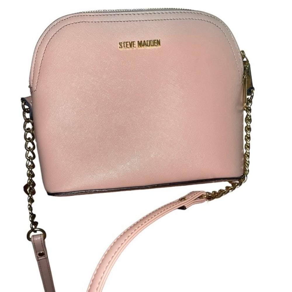 Steve Madden Blush Crossbody Bag with Gold Chain NWOT